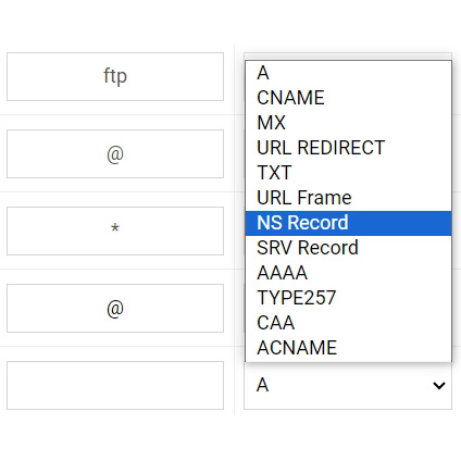 Bản ghi NS Record của tên miền